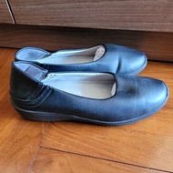 size: 36 日本 Pansy Step EEE 女裝黑色軟真皮舒適返工返學鞋/上班鞋