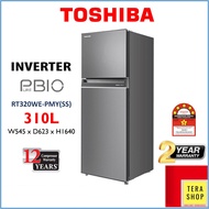 Toshiba RT320 Fridge 310L 5 Star Inverter Refrigerator Peti Sejuk