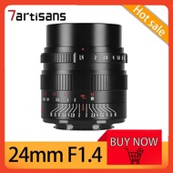 7Artisans 24mm F1.4 ASP-C Large Aputure Humanities Lens for Sony E Fuji FX Canon RF Canon EOS-M Nikon Z M43 Mount