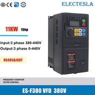 15hp VFD 3-phase 380V Spindle Motor Variable Frequency Drive Inverter Three Phase inverter 415V 440V