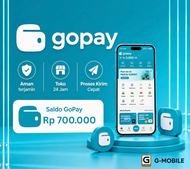 Saldo GOPAY 700.000 by G-Mobile