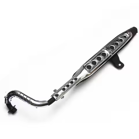 Motorcycle Muffler Exhaust Pipe Tip Throat Tube Exhaust System For Honda All Mini Trail CT70 49CC 72