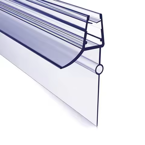 1pc/2pcs 40cm/50cm Bathroom Replacement Weatherstrip Seal Shower Door Seal Strips Water Deflector Ba