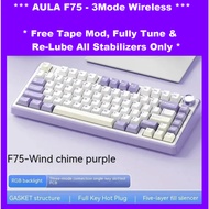 AULA F75 KEYBOARD MECHANICAL FULL BUILD