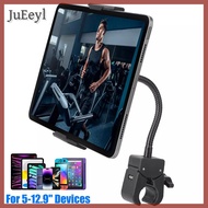 JuEeyl Handlebar Tablet Clamp Mount For 5 To 12.9 Inch Motorcycle Bicycle Scooter Clip Phones Holder