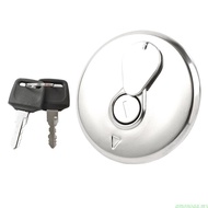 amonoqa Waterproof Fuel Tank Cap Cover with Keys for GN125 GN125H Replacement Part