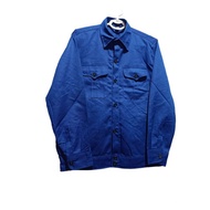 Blue worker's shirt