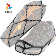 EBINL Shoes Crampons, Walking Cleats Universal Ice Gripper Spike, Winter Shoe Covers Anti-Slip Spike