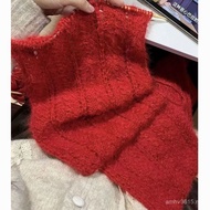 Scarf Handmade Needle 46% Free Girlfriend 3mm Snowflake Gauze Blend diy Wool F6 Wave Homemade Featur