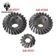 6J8 Gear Set For Yamaha Outboard Motor 25HP 30HP 2T 4T 6J8-45551-00 6J8-45560-00 6J8-45571-00