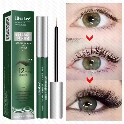 Fast Eyelash Growth Serum 7 Days Natural Lash Eyebrow Enhancer Longer Fuller Thicker Curling Lashes 