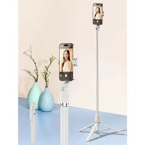 1700mm Wireless Selfie Stick Tripod Extendable Foldable Portable Monopod for Smartphone Stable Shoot