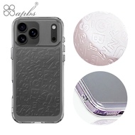 apbs iPhone 17/16/15/14/13/12 Series Embossed Shockproof Double Material Phone Case-ABC