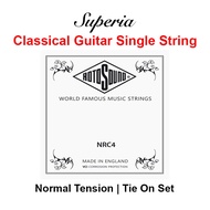 ROTOSOUND (NRC4) Single D Classical Guitar String Silver Plated 30 Wound | Tali Gitar Nylon Kecil Accessories
