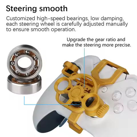 Well Made-Gaming Racing Wheel Mini Steering Game Controller For One X S Elite 3D Printed Accessories