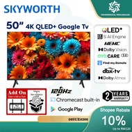 【FREE SHIPPING】SKYWORTH QLED+ SUE8100 / SUE8200 series 50" 55" 65" 75" inch GOOGLE TV QLED 120hz sue