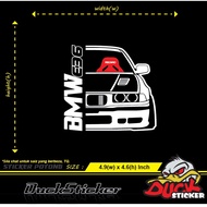 BMW E36 (MUKA DEPAN) STICKER 1PCS #cuttingsticker #bmw #bimmer #recaro #e36 #msport