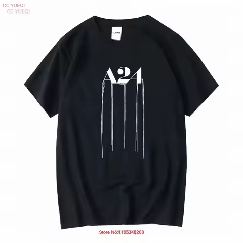 A24 x Kojima Productions Logo T shirt North American version Imported vintage Washed Top For Everyda