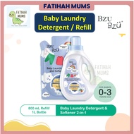 Bzu Bzu Baby Laundry Detergent & Softener 2 in 1 Refill / Family Laundry Detergent/Laundry Capsule