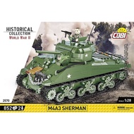 [SG STOCK] COBI WW2 US M4A3 SHERMAN TANK 2570 (LEGO compatible)