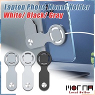 Universal Magnetic Phone Laptop Holder Bracket 2 in 1 Foldable Design with Magsafe Wireless Charging