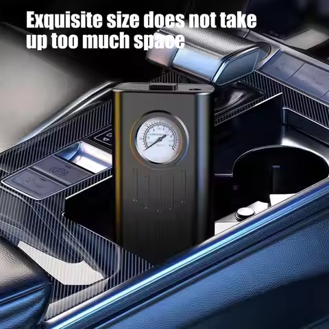 Car Tire Pump Wireless Pump With Pointer Pressure Gauge Air Pump Portable Tire Pump For Car Tires Mo