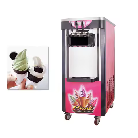 Soft serve ice cream machine commercial vertical ice cream machine 110V 220V