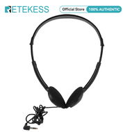 Retekess TT003 3.5mm Universal Headset for Tour guide system T130/T131/TT103/TT104/T129/TT105/TT109/