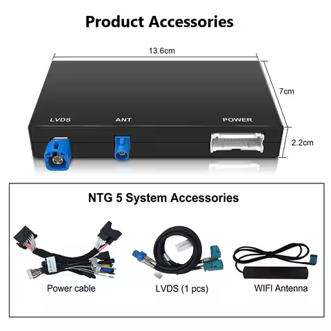 Wireless CarPlay Android Auto Module For Mercedes Benz A B C GLC CLA CLS GLA GLK SLK ML GL S NTG4.5/