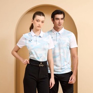 GRAND SPORT เสื้อโปโลงานพิมพ์ด้านหน้า (สีขาว) รหัส 072082