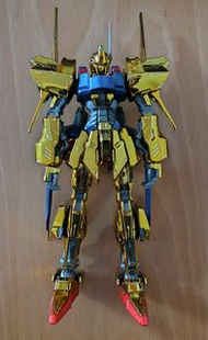 1/100 MG 電鍍金版 百式壞 百壞 高達 模型 留意! 支槍紅圈位置扭過，就斷。(Bandai)