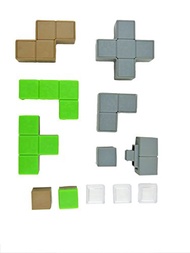 Fisher-Price Replacement Blocks for Minecraft Stop-Motion Movie Creator CMH76 - Includes 8 Environme