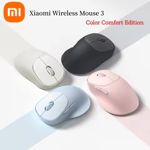 Xiaomi Wireless Mouse 3 Color Comfort Edition dual-mode triple link intelligent control, easy to thi