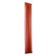 Sheer Curtains Window Sheer Voile Curtain Panels Valances Door Window Curtain 200cm x 120cm (Red)