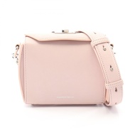 【二手】Alexander McQueen 單肩包，盒子造型，粉紅色皮革，女士款，二手 B