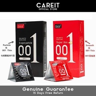 Juncai 001 Super Thin Condom 001 Kondom Duri Licin Nipis Smooth/Spike Dotted 10pcs 001超薄安全套 光滑/狼牙套