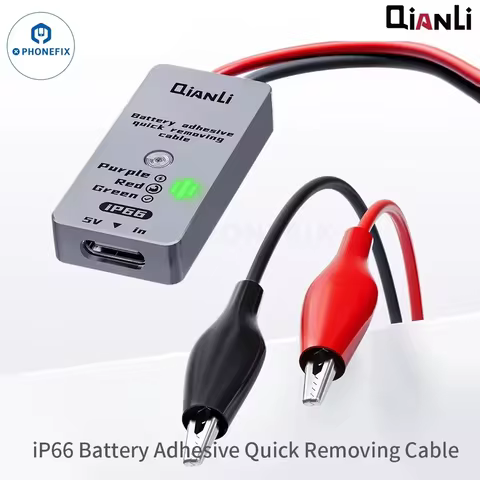 QianLi IP66 Battery Adhesive Quick Release Cable for IPhone 16/16Plus Battery Adhesive Quick Removin