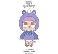 Crybaby / 限量384 Crybuddy " SAD ZOO DAY - THE SASSY RHINO " 獨角獸 動物園系列公仔 ART TOY figure 泰國限定