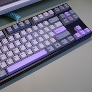 Terlaris! New! 151 Keys GMK Muted Key Cap Set PBT Keycap Sublimation Cherry Profile Gray White Retro
