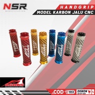 AGRAS HANDGRIP Carbon Jalu Bintang Universal All Motorcycles
