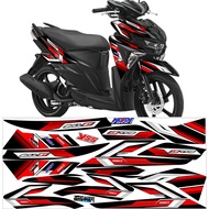 MERAH NEW STRIPING SOUL GT NEWEST STRIPING VARIATION SOUL GT STRIPING GT RED STICKER SOUL GT 125 BOD