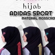 Tudung Sukan Sport Hijab Adidas Segi Tiga Best Quality
