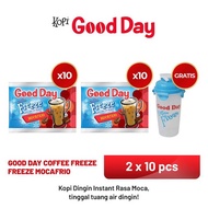 GOOD DAY Coffee Freeze Mocafrio 2 Renteng (10 x 30 gr) Free Shaker