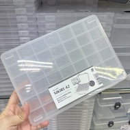 Daiso Organiser Box Partition Box Storage Small Jewel Box Sikiri
