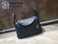 Hermes Black/Sliver Lindy 30 黑銀