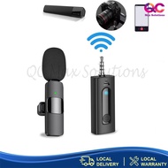 K35 Wireless Clip Microphone Adaptation Speaker 3.5 MM Aux For Intelligent Noise Cancellation Wirele