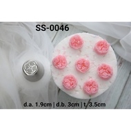 SS-0046 russian nozzle tip buttercream flower cake nozzle