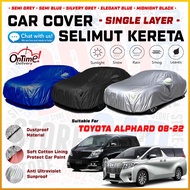 🚗 For Toyota Alphard 08-22 Yama Car Cover Selimut Kereta Big MPV Car All Sizes Dustproof UV Protecti