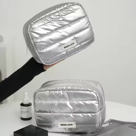 Fashion Large Capacity Makeup Bag Travel Organizer Portable Cosmetic Bag Multifunctional Storage Was