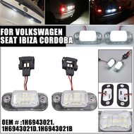 2Pieces Water Proof For VW Golf Mk3 Polo 3 Cabriolet Seat Ibiza Cordoba Vario 6K Error Free LED Numb